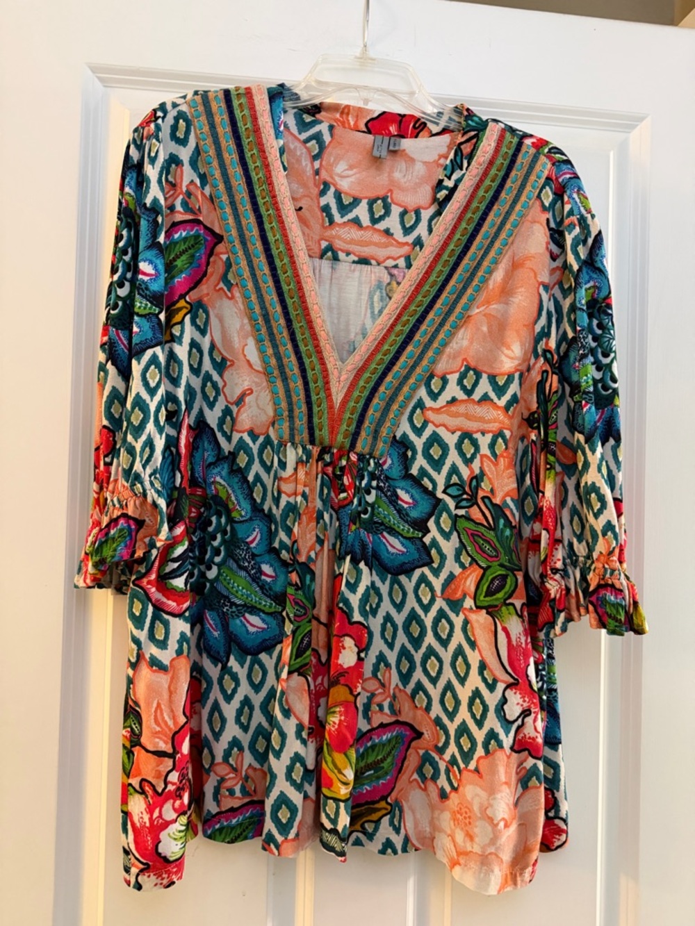 Anthropologie Bl-ink Stephanie Top XL